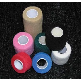 AMD-Medicom A1061-TLF Cohesive Bandage, 1" x 5 yds, Non-Sterile, Tan, Individually Wrapped, Latex Free (LF), 72/bx