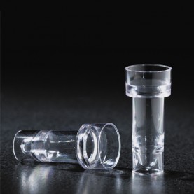 110911 Globe Scientific Sample Cup, 3 mL, Clear, 17   x 38 mm, Polystyrene, for use with Most Popular Analyzers (Case of 1000)