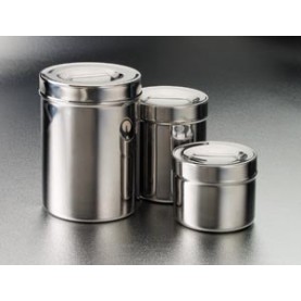Dukal Corporation 4233 Dressing Jar, 2 Qt, Stainless Steel