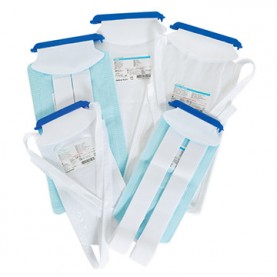 Ice Bag with Tie Attachments, Large, 6.5" x 14", 25/bx, 2 bx/cs (Continental US Only)