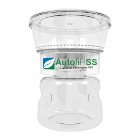 116-7233-RLS Bottletop Filter, Full Assembly, 250ml, 0.2um PES, Autofil SS, Case of 12, Foxx Life Sciences DISONTINUED