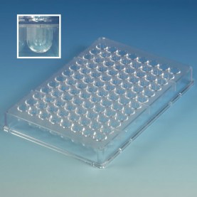 Clear Globe Scientific 96 Well Plate With U Shaped Wells, SKU 120030