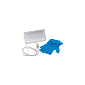 Argyle™ Graduated Suction Catheter Tray with Chimney Valve, 14FR, 100 ml, Sterile Saline, 24/cs (Continental US Only)