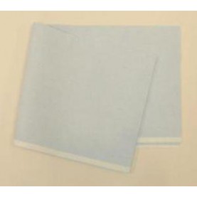 TIDI Products, LLC 919370 Drape Sheet, Tissue/ Poly, 40" x 90", Blue, 50/cs