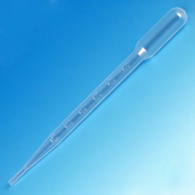 Globe Scientific 7.0 mL Transfer Pipettes, Graduated, Sterile, Individually Wrapped, Box of 100