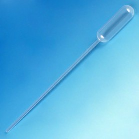 Globe Scientific 4.5 mL Narrow Stem and Long Stem Transfer Pipettes, Case of 5000 | 136030