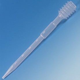 Globe Scientific 15 mL Bellow Transfer Pipettes, Graduated, Bag of 100