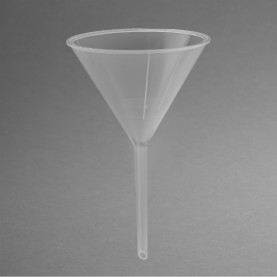 14676-0100 Bel-Art Standard Stem Funnel, Polypropylene, Top Diameter (10 cm), Stem Diameter (10 cm), Height (18.2 cm) (Pack of 4)