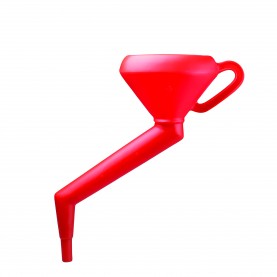 14820-0000 Bel-Art Offset Stem Funnel, HDPE, Top Diameter (1.5 cm), Stem Diameter (1.5 cm), Height (37.1 cm) (Pack of 1)