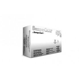 Sempermed USA SCVNP105 Exam Glove, Vinyl, Smooth, X-Large, Powder Free (PF), Beaded Cuff, Ambidextrous, 90/bx, 10 bx/cs (60 cs/plt)