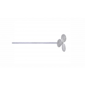 Troemner 150L  Overhead Stirrer Accessories, Propeller Paddle, 1/4 x 12" Shaft