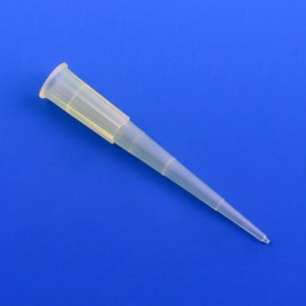 Globe Scientific 1-200 µL Pipette Tips, Yellow, Racked