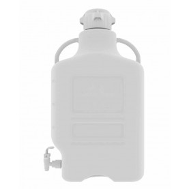 152-3211-OEM EZgrip® Carboy, 20L, HDPE, 83B Cap (with Spigot), Foxx Life Sciences 