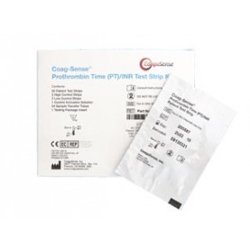 CoaguSense Inc. 03P69-10 Control Strip Kit, Includes: (5) High Control Strips, (5) Low Control Strips, Control Activation Solution (US Only)