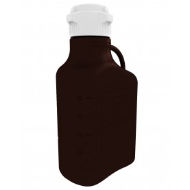 15N-1111-OEM EZgrip® Carboy, 5L, Dark Amber PP, 83B Cap, Foxx Life Sciences 