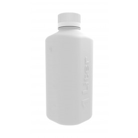 172-1301-OEM Boston Square Bottle, 1L, HDPE, 45mm Cap, Foxx Life Sciences 