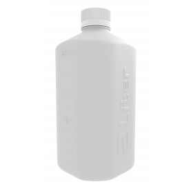 ** DISCONTINUED ** 172-2301-OEM Boston Square Bottle, 2L, HDPE, 45mm Cap, Foxx Life Sciences 