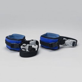 TIDI Products, LLC 2700Q Posey Wrist Restraint, Twice-as-Tough, Universal, Quick Release, Regular, Neoprene, Blue (Continental US + HI Only)