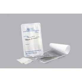 Medical Action Industries 69241 Suture Removal Kit Includes: (1) Forceps (Adson SS 4¾"), (1) Scissor (Iris SS 4¾"), (2) 2" x 2" 8-Ply Gauze, 50kit/cs