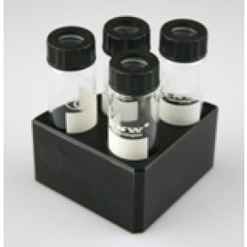 18900005 Scilogex Black Quarter Reaction Block, Holds 16 mL Reaction Vessel, 28 mm x 43 mm