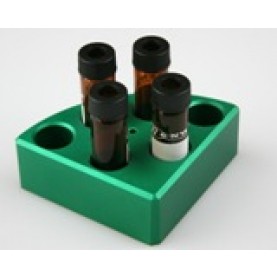 18900048 Scilogex Green Quarter Reaction Block, Holds 8 mL Reaction Vessel, 17.75 mm x 26 mm