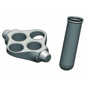 Scilogex 19400044 Bucket for use with DM0636, 4 x 10 mL Tubes,12 mL Tubes,15 mL Tubes