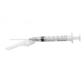 Terumo Medical Corp. SG3-03L2238 Safety Needle with 3cc Syringe, 22G x 1½", 100/bx, 4 bx/cs