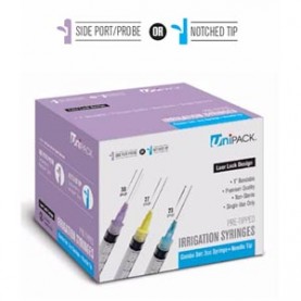 Dukal Corporation URN-55103-30 Irrigation Syringe Combo, 3cc, 30G Side Port Tip, Purple, 100/bx