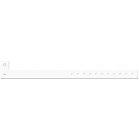 Medical ID Solutions 3301 Wristband, Adult/ Pediatric, L Shape Tri-Laminate, White, 500/bx