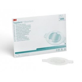 3M Health Care 90800 Dressing, Small Oval, Pad Size 1½" x 2¼", Overall Size 3" x 3¾", 10/bx, 4 bx/cs (Continental US+HI Only)