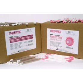 Crosstex International ZCWCP Comfort Plus Saliva Ejector, Clear/ White, 100/bg, 10 bg/cs