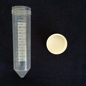 227285 Greiner Bio 50 mL CELLSTAR Centrifuge Tube, Natural Tube, White Cap, Sterile (20 Tubes/Bag, 500 Tubes/Case)