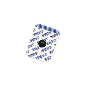 855 Series, Foam Conductive Adhesive Hydrogel EKG Electrode, Radiolucent, Rectanglar, Adult, 1.75", 5/pk, 120 pk/cs (Continental US Only)