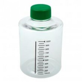 229582 CELLTREAT Roller Bottle, Non-Treated Suspension Culture, Sterile, 490 cm², 1 L, Non-Vented Cap