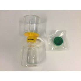 229703 CellTreat Bottle Top Filter System, PES, 75 mm, 0.45 μm, 500 mL, Polypropylene Housing, Graduated, Sterile (Pack of 12, Individually Packaged)