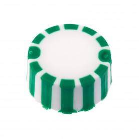 230840G CellTreat CAP ONLY, Screw Top Micro Tube Cap, Grip Cap With Integrated O-Ring, Green, Non-sterile (1000/Case)