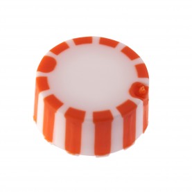 230840N CellTreat CAP ONLY, Screw Top Micro Tube Cap, Grip Cap With Integrated O-Ring, Orange, Non-sterile (1000/Case)