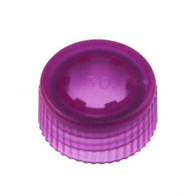 230842P CellTreat CAP ONLY, Screw Top Micro Tube Cap, O-Ring, Translucent, Purple, Non-sterile (1000/Case)