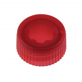 230842R CellTreat CAP ONLY, Screw Top Micro Tube Cap, O-Ring, Translucent, Red, Non-sterile (1000/Case)