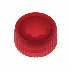 230842R CellTreat CAP ONLY, Screw Top Micro Tube Cap, O-Ring, Translucent, Red, Non-sterile (1000/Case)