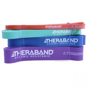 Hygenic/Theraband 14950 High Resistance Band Set, Includes: (1) Light, (1) Medium, (1) Heavy and (1) X-Heavy, 12 sets/cs (US Only)