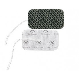 Richmar 400-889 SuperStim Electrodes, 5cm x 9cm (2 x 3.5), Rectangle, Cloth,  4/pk, 10 pk/bg, 1 bg/cs  (US Only)