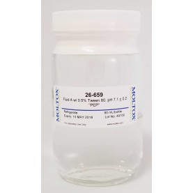 26-659, Fluid A + 0.5% Tween 80, , 90 ml, Reagent, Moltox