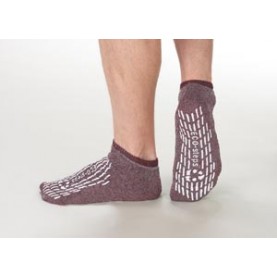 Albahealth, LLC E0203 Footwear, Adult Medium, Double Tread, Redwood, 48 pr/cs