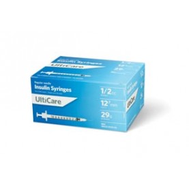 UltiMed, Inc. 9259 Insulin Syringe, 1/2cc, 29G x ½", 100/bx