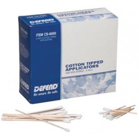 Mydent CS-6000 Cotton Tip Applicators, 6" Dowel, 1000/bx