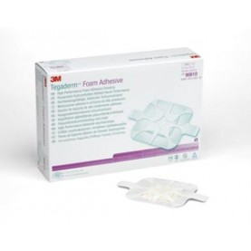 3M Health Care 90610 Foam Adhesive Dressing, 3 ½" x 3 ½", Square, 10/bx, 4 bx/cs (Continental US+HI Only)