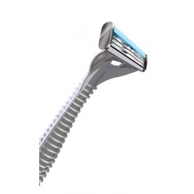 AccuTec Blades, Inc. 75-0036 Triple Blade Pivot Razor, Individually Wrapped, 100/cs (108 cs/plt)