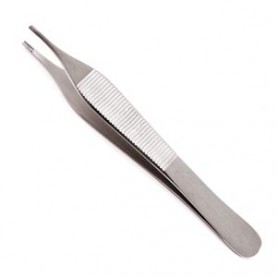 Sklar Instruments 47-1447 Adson Brown Tissue Forceps, 9X9 Teeth, 4.75" (DROP SHIP ONLY)