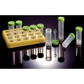 222-3936-G8D Evergreen 50 mL Centrifuge Tube, Polypropylene, Natural, Screw Cap, Sporked, Sterile (24 Trays of 20 Tubes, 480 Tubes Per Case)